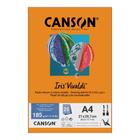 Papel Canson A4 Iris Vivaldi 185G 25Fls Cenoura