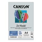 Papel Canson A4 Iris Vivaldi 185G 25Fls Cinza