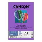 Papel Canson A4 Iris Vivaldi 185G 25Fls Violeta