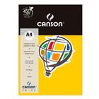 Papel Canson Color Amarelo 180g/m² A4 210 x 297 mm com 10 Folhas - 66661189
