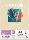 Papel Canson Iris Vivaldi a4 120g 25fls Creme