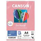 Papel Canson Iris Vivaldi A4 185g 25 Folhas Cores Pasteis