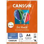 Papel Canson Iris Vivaldi A4 185g 25 Folhas Cores Quentes