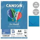 Papel Canson Iris Vivaldi A4 185g 25fls Cor Azul Mar