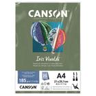 Papel Canson Iris Vivaldi A4 185g 25fls Verde Safari
