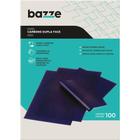 Papel Carbono para Maquina Bazze A4 Dupla Face Azul