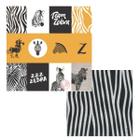 Papel Cardstock Scrapbook Artesanato Zebra Pop Urbano - Maison Du Atelier