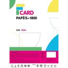 Papel Cartolina Rosa 50X66CM 180G PCT com 50
