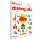 Papel Chamequinho Branco A4 75g Pacote 100 folhas