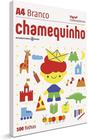 Papel Chamequinho Branco A4 75g Pacote 100 folhas