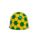 Papel Chumbo 10x9,8cm - Bolinhas Futebol Amarelo/Verde - 300 unidades - Cromus - Rizzo