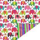 Papel com Estampa Elefante 120g Ref 2012