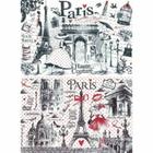 Papel com Estampa Paris Ref 5096 - Tex Papel