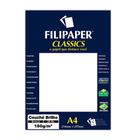 Papel Couchê Brilho Branco A4 Filipaper 180g 20 Folhas - FILIPERSON