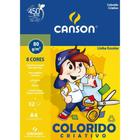 Papel Criativo Canson Criativo 8 Cores 80 g A4 32 Fls