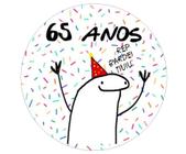 Papel De Arroz Bento Cake Flork Meme 65 Anos - Mec Art