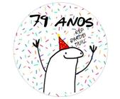 Papel De Arroz Bento Cake Flork Meme 79 Anos - Mec Art