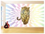 Papel De Parede 3D Animais Tigre Rosto Olhando 3,5M Anm558 - Você Decora -  Papel de Parede - Magazine Luiza