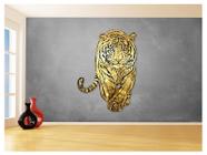 Papel De Parede 3D Animais Pop Art Tigre Felino 3,5M Pxa140