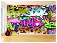 Papel De Parede 3D Arte Graffiti Mural Grafite 3,5M Tra40