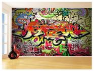 Papel De Parede 3D Arte Graffiti Mural Grafite 3,5M Tra46