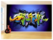 Papel De Parede 3D Arte Graffiti Mural Grafite 3,5M Tra51