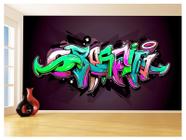 Papel De Parede 3D Arte Graffiti Mural Grafite 3,5M Tra67
