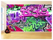 Papel De Parede 3D Arte Graffiti Mural Grafite 3,5M Tra80