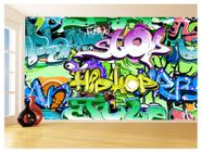 Papel De Parede 3D Arte Graffiti Mural Grafite 3,5M Tra88