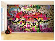 Papel De Parede 3D Arte Graffiti Mural Grafite 3,5M Tra92