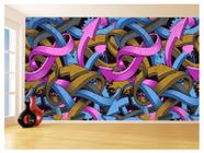 Papel De Parede 3D Arte Graffiti Mural Setas Cor 3,5M Tra74