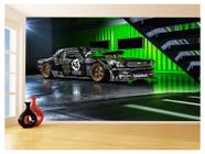 Papel De Parede 3D Carro Antigo Ford Mustang Hot 3,5M Cxr60