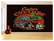 Papel De Parede 3D Carro Antigo Hot Rod Cultura 3,5M Cxr111