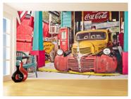 Papel De Parede 3D Carro Antigo Hot Rod Custom 3,5M Cxr76