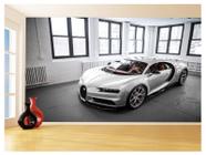 Papel De Parede 3D Carro Bugatti Chiron Pista 3,5M Car22