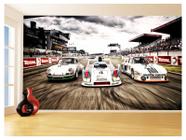 Papel De Parede 3D Carro Cássico Porsche 911 Ruf 3,5M Cxr74