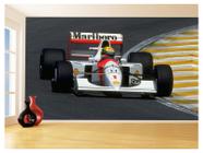 Papel De Parede 3D Carro F1 Mclaren Mp4/4 Senna 3,5M Cxr130