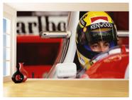 Papel De Parede 3D Carro F1 Mclaren Mp4/4 Senna 3,5M Cxr133