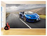 Papel De Parede 3D Carro Lamborghini Aventador 3,0M Car192