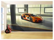 Papel De Parede 3D Carro Lamborghini Aventador 3,5M Car186