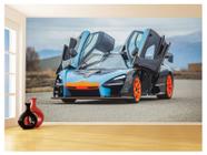 Papel De Parede 3D Carro Mc Laren Pista Super 3,5M Car279