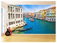 Papel De Parede 3D Cidade Veneza Italia Canais 3,5M Ncd354