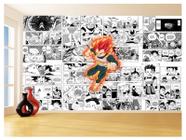 Papel De Parede 3D Dragon Ball Vegeta Anime 3,5M Dbz690