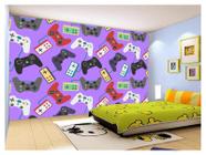 Papel De Parede 3D Infantil Controle Game Jogo 3,5M Azs258