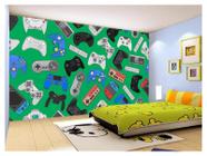 Papel De Parede 3D Infantil Controle Game Jogo 3,5M s236