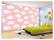 Papel De Parede 3D Infantil Nuvens Babê Baby 3,5M Azs315