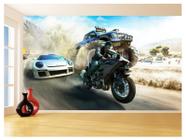 Papel De Parede 3D Moto Gp Grand Prix Corrida 3,5M Bkm83