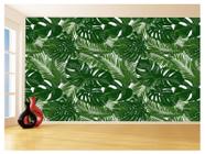 Papel De Parede 3D Textura Folhas Tropicais Mata 3,5M Txt67