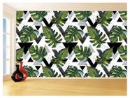 Papel De Parede 3D Textura Folhas Tropicais Mata 3,5M Txt75