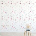 Papel de Parede Adesivo Baby Jardim Encantado Branco - Gol Adesivos